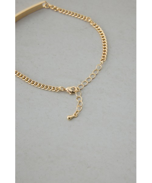 AZUL by moussy（アズールバイマウジー）の「プレートブレスレット（ブレスレット・メンズ・ゴールド/ブラック/シルバー・FREE）」の13枚目の写真