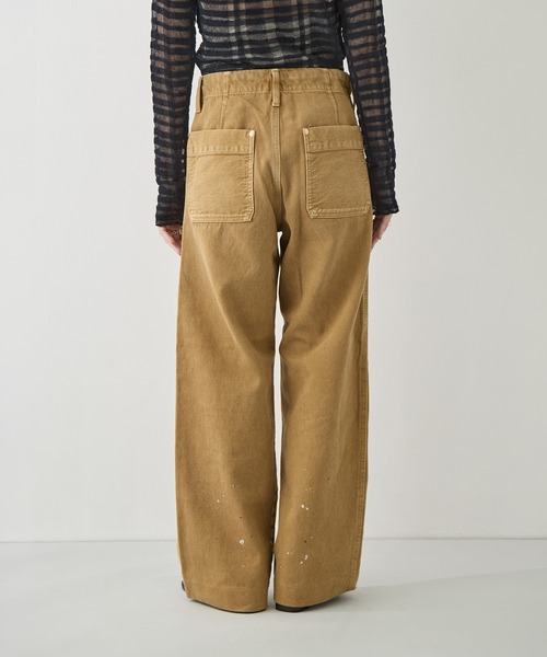 TANAKA（タナカ）の「[TANAKA/タナカ]NEW CLASSIC WORK JEANS（デニムパンツ・レディース・ブラウン・25/26）」の6枚目の写真