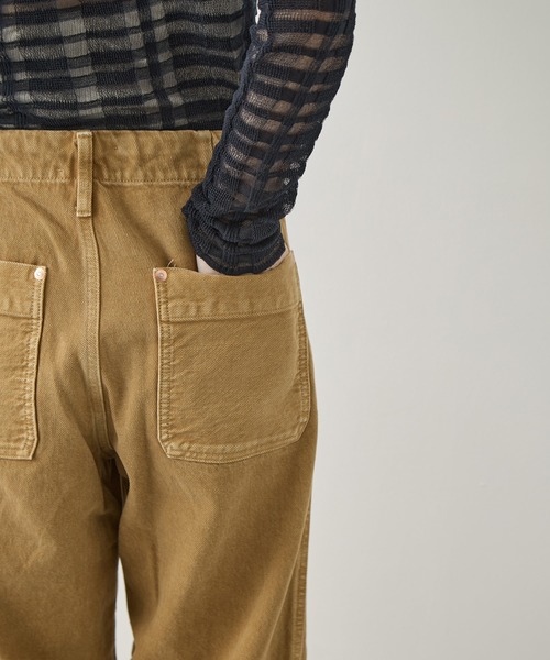 TANAKA（タナカ）の「[TANAKA/タナカ]NEW CLASSIC WORK JEANS（デニムパンツ・レディース・ブラウン・25/26）」の7枚目の写真