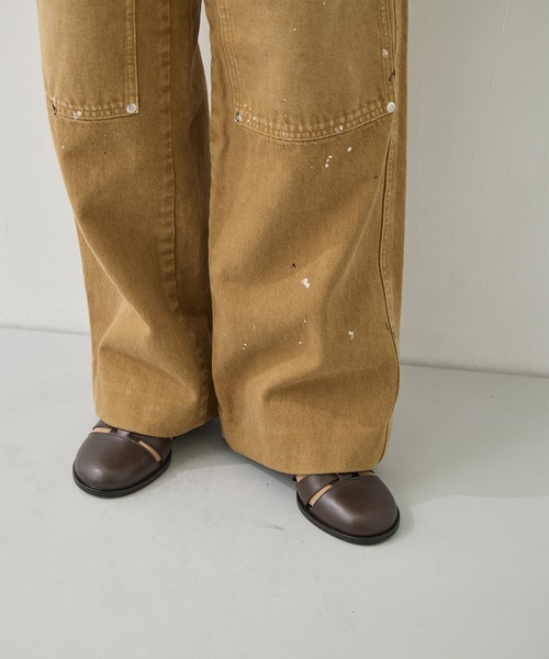 TANAKA（タナカ）の「[TANAKA/タナカ]NEW CLASSIC WORK JEANS（デニムパンツ・レディース・ブラウン・25/26）」の2枚目の写真