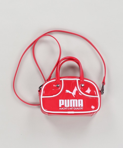 PUMA(プーマ)の「【PUMA/プーマ】エナメルボストンバッグ/ショルダーバック 1976 マイクロ グリップバッグ 1L(ボストンバッグ・レディース・グリーン/ピンク/レッド/ホワイト/ブルー・ONESIZE)」の12枚目の写真