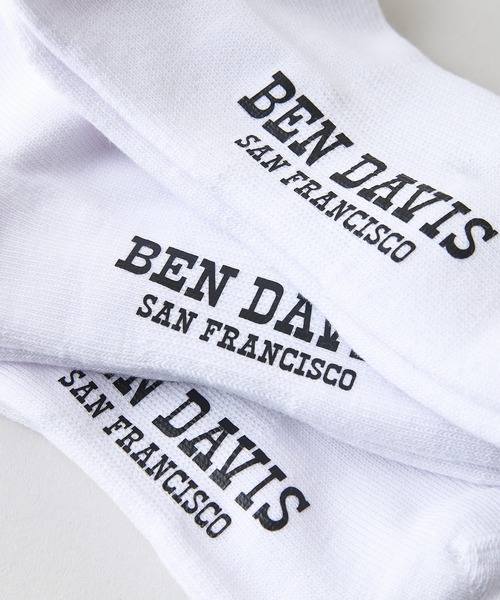 BEN DAVIS(ベンデイビス)の「【BEN DAVIS/ベンデイビス】BEN 3P刺繍ソックス_9929 3足組 ゴリラ刺繍 ストリート スケーター アメカジ ワーク 古着ミックス 25cm~27cm(ソックス/靴下・メンズ・ホワイト・FREE)」の4枚目の写真