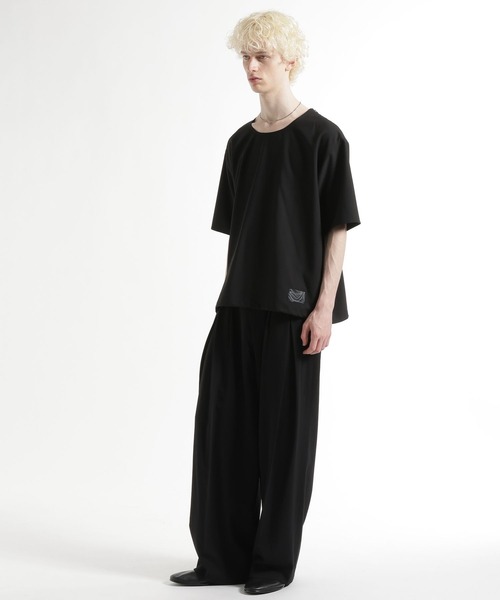 HARE（ハレ）の「【接触冷感/SETUP対応】ユルネックフハクプルオーバー（Tシャツ/カットソー・メンズ・ブラック/ベージュ・FREE）」の13枚目の写真