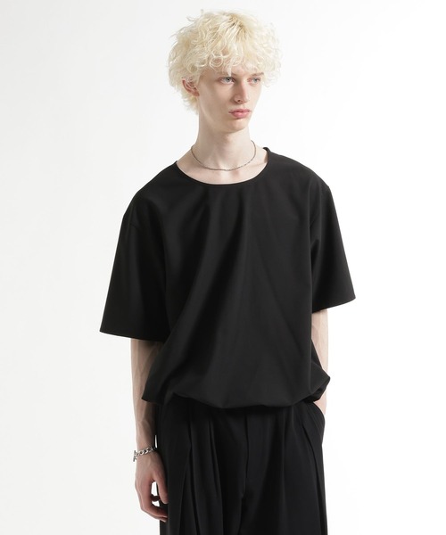 HARE（ハレ）の「【接触冷感/SETUP対応】ユルネックフハクプルオーバー（Tシャツ/カットソー・メンズ・ブラック/ベージュ・FREE）」の18枚目の写真
