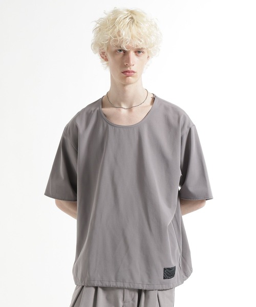 HARE（ハレ）の「【接触冷感/SETUP対応】ユルネックフハクプルオーバー（Tシャツ/カットソー・メンズ・ブラック/ベージュ・FREE）」の22枚目の写真