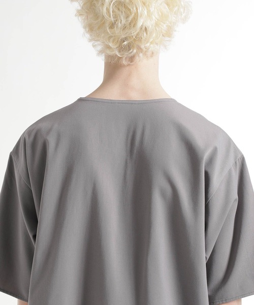 HARE（ハレ）の「【接触冷感/SETUP対応】ユルネックフハクプルオーバー（Tシャツ/カットソー・メンズ・ブラック/ベージュ・FREE）」の7枚目の写真