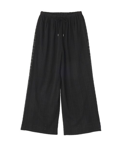 AMERICAN HOLIC(アメリカンホリック)の「サイドメローレースパンツ(その他パンツ・レディース・アイボリー/ブラック・M/L)」の4枚目の写真