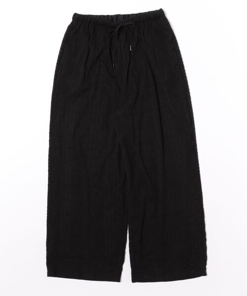 AMERICAN HOLIC(アメリカンホリック)の「サイドメローレースパンツ(その他パンツ・レディース・アイボリー/ブラック・M/L)」の3枚目の写真