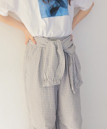 cheriella | 【cheriella】チェック柄レイヤードイージーパンツ　CHECK LAYERED EASY PANTS(その他パンツ)