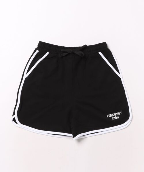PINKHUNT(ピンクハント)の「PINKHUNT パイピングアクティブショートパンツ 1668K(その他パンツ・キッズ・ベビーピンク/ブラック/アッシュグレー・160cm/150cm/140cm/130cm/120cm)」の2枚目の写真