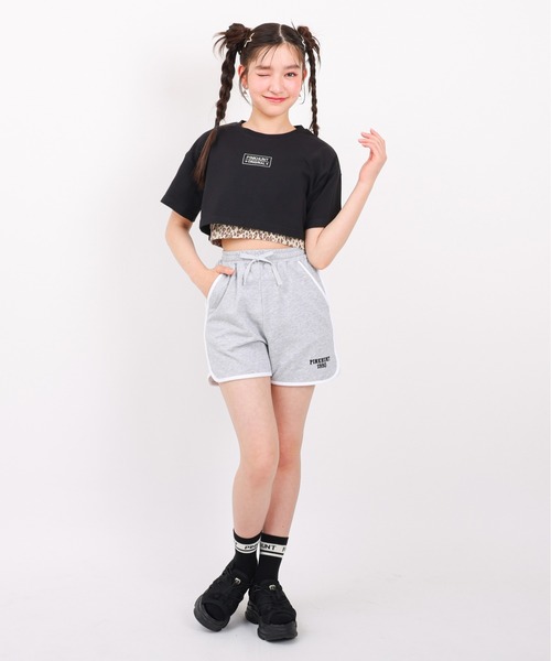 PINKHUNT(ピンクハント)の「PINKHUNT パイピングアクティブショートパンツ 1668K(その他パンツ・キッズ・ベビーピンク/ブラック/アッシュグレー・160cm/150cm/140cm/130cm/120cm)」の14枚目の写真