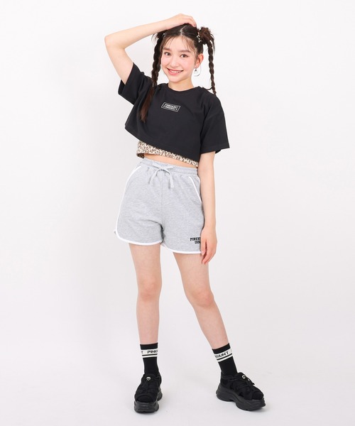 PINKHUNT(ピンクハント)の「PINKHUNT パイピングアクティブショートパンツ 1668K(その他パンツ・キッズ・ベビーピンク/ブラック/アッシュグレー・160cm/150cm/140cm/130cm/120cm)」の8枚目の写真