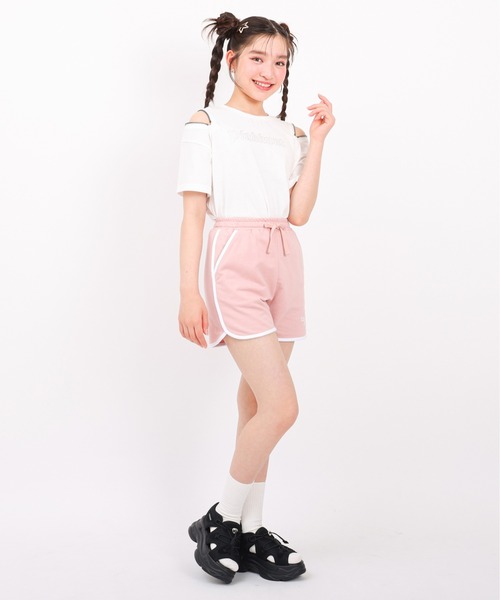 PINKHUNT(ピンクハント)の「PINKHUNT パイピングアクティブショートパンツ 1668K(その他パンツ・キッズ・ベビーピンク/ブラック/アッシュグレー・160cm/150cm/140cm/130cm/120cm)」の6枚目の写真