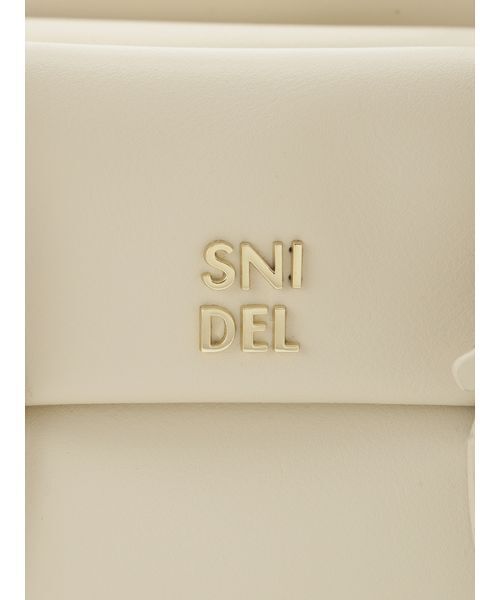 SNIDEL(スナイデル)の「フラップソフト2WAYボストン(ボストンバッグ・レディース・ブラウン/アイボリー/ブラック・F)」の14枚目の写真