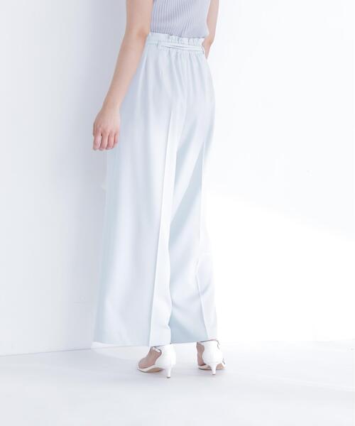 NATURAL BEAUTY BASIC(ナチュラルビューティーベーシック)の「ダブルベルトワイドパンツ(その他パンツ・レディース・ブラック/オフホワイト/ブルー・P/S/MEDIUM/SMALL)」の18枚目の写真