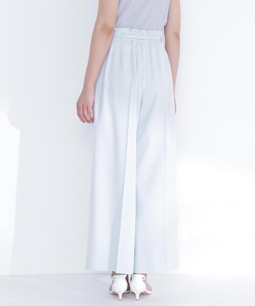 NATURAL BEAUTY BASIC(ナチュラルビューティーベーシック)の「ダブルベルトワイドパンツ(その他パンツ・レディース・ブラック/オフホワイト/ブルー・P/S/MEDIUM/SMALL)」の22枚目の写真