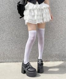 Angelart | 【我慢なしでかわいい】軽量 超厚底 マジックベルト リング バックル ヒール ローファー 5893WBAG(ローファー)