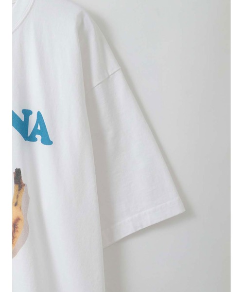 HER.(ハー)の「BANANA T-shirt(Tシャツ/カットソー・レディース・グレー/オフホワイト・XL)」の11枚目の写真