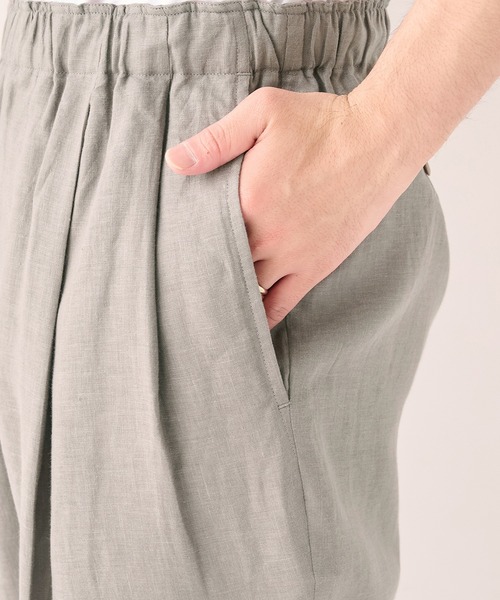 marka(マーカ)の「【marka/マーカ】別注 LINEN TROPICAL WIDE LEG EASY PANTS(スラックス・メンズ・グレー/ブラック/ライトブルーグレー・2/1)」の22枚目の写真