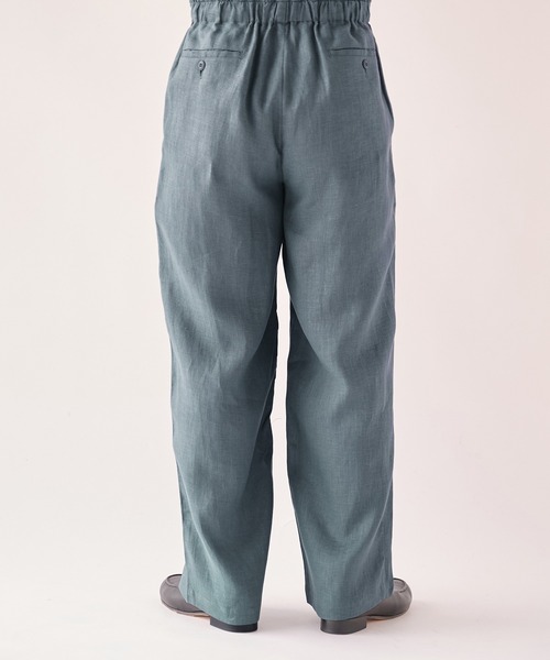 marka(マーカ)の「【marka/マーカ】別注 LINEN TROPICAL WIDE LEG EASY PANTS(スラックス・メンズ・グレー/ブラック/ライトブルーグレー・2/1)」の14枚目の写真