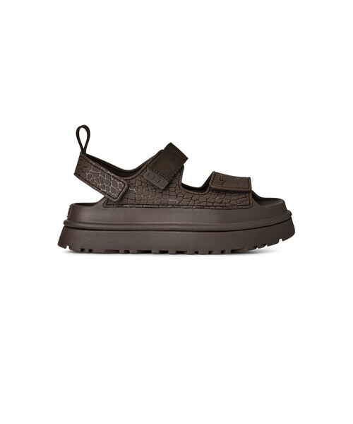 UGG（アグ）の「【UGG(アグ)】GOLDENGLOW Embossed / ゴールデングロウ エンボスト（サンダル・レディース・ダークブラウン・23.0cm/24.0cm/25.0cm）」の2枚目の写真