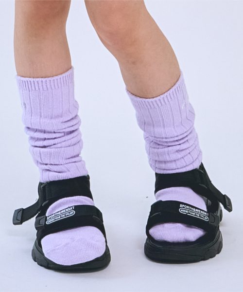 minimal(ミニマル)の「スポーツサンダル(スニーカー・キッズ・ブラック/ラベンダー・22cm/20cm/19cm/21cm)」の6枚目の写真