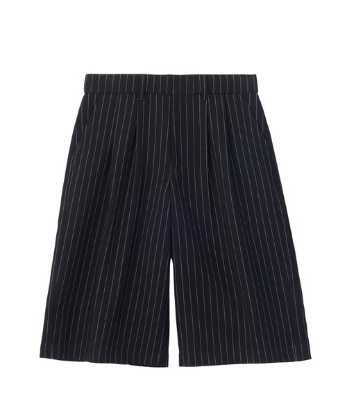 X-girl(エックスガール)の「STRIPED BUGGY SHORTS(その他パンツ・レディース・グレー/ブラック・S/M)」の13枚目の写真