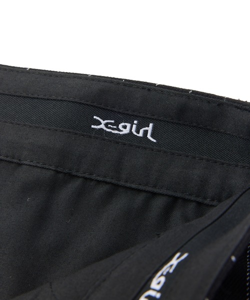 X-girl(エックスガール)の「STRIPED BUGGY SHORTS(その他パンツ・レディース・グレー/ブラック・S/M)」の5枚目の写真