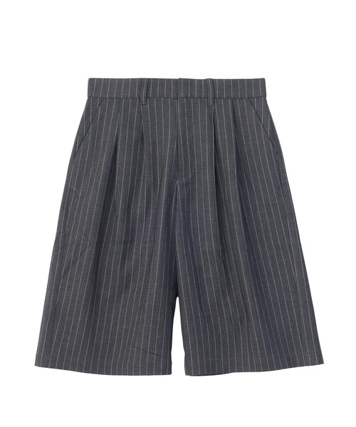 X-girl(エックスガール)の「STRIPED BUGGY SHORTS(その他パンツ・レディース・グレー/ブラック・S/M)」の12枚目の写真