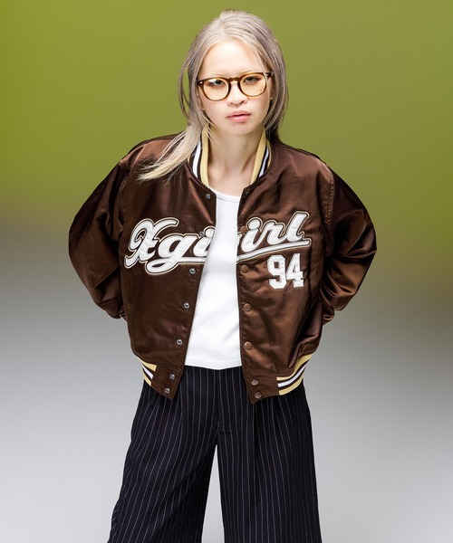 X-girl(エックスガール)の「STRIPED BUGGY SHORTS(その他パンツ・レディース・グレー/ブラック・S/M)」の20枚目の写真