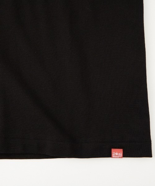 Manhattan Portage（マンハッタンポーテージ）の「[MANHATTAN PORTAGE/マンハッタンポーテージ] ワンポイントロゴ リンガーポケット 鹿の子Tシャツ（Tシャツ/カットソー・レディース・ブラック/ホワイト・XL/L/M）」の8枚目の写真
