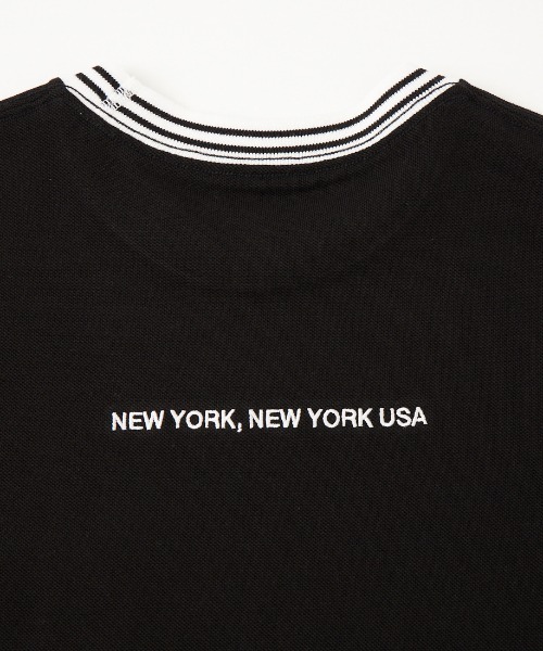 Manhattan Portage（マンハッタンポーテージ）の「[MANHATTAN PORTAGE/マンハッタンポーテージ] ワンポイントロゴ リンガーポケット 鹿の子Tシャツ（Tシャツ/カットソー・レディース・ブラック/ホワイト・XL/L/M）」の11枚目の写真