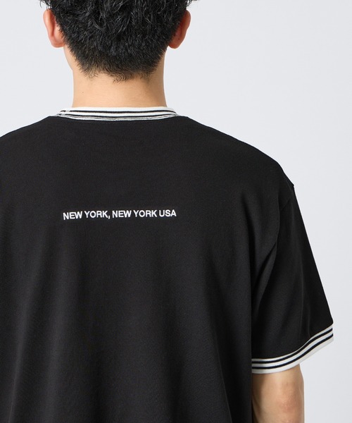 Manhattan Portage（マンハッタンポーテージ）の「[MANHATTAN PORTAGE/マンハッタンポーテージ] ワンポイントロゴ リンガーポケット 鹿の子Tシャツ（Tシャツ/カットソー・レディース・ブラック/ホワイト・XL/L/M）」の18枚目の写真