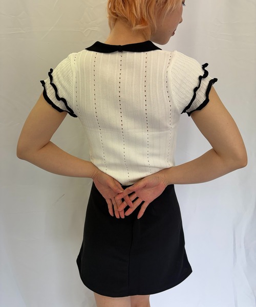 Alite cloth（アリーテクロス）の「ミニラップスカート（スカート・レディース・ブラック/ベージュ/グレー・FREE）」の9枚目の写真