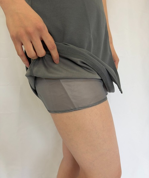 Alite cloth（アリーテクロス）の「ミニラップスカート（スカート・レディース・ブラック/ベージュ/グレー・FREE）」の22枚目の写真