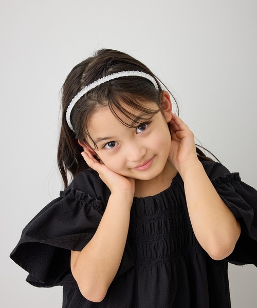 ROPE' PICNIC(ロペピクニック)の「【KIDS/キッズ】クリアビーズカチューシャ(カチューシャ・キッズ・ピンク/サックスブルー/チャコールグレー・FREE)」の13枚目の写真