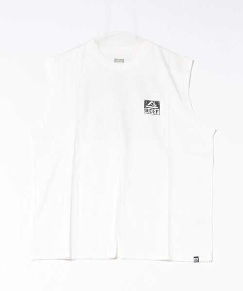 REEF(リーフ)の「REEF BOX LOGO TANK タンクトップ 【2026年春夏モデル】(タンクトップ・メンズ・ブラック/ホワイト/ミント/ピンク・LARGE/SMALL/MEDIUM/X-LARGE)」の1枚目の写真