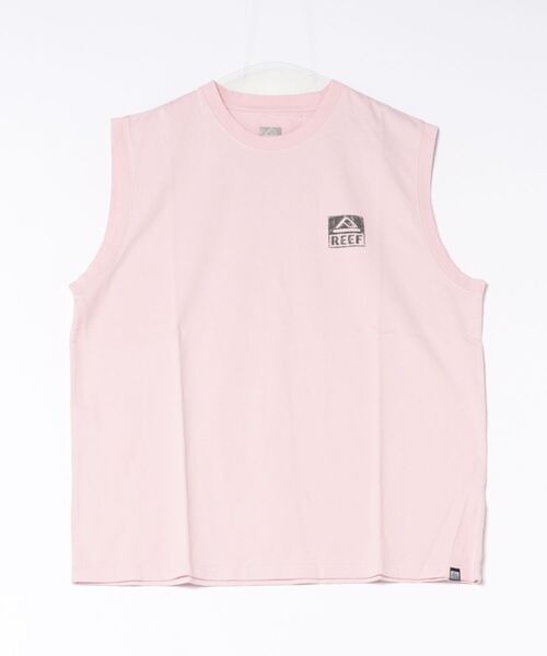 REEF(リーフ)の「REEF BOX LOGO TANK タンクトップ 【2026年春夏モデル】(タンクトップ・メンズ・ブラック/ホワイト/ミント/ピンク・LARGE/SMALL/MEDIUM/X-LARGE)」の4枚目の写真