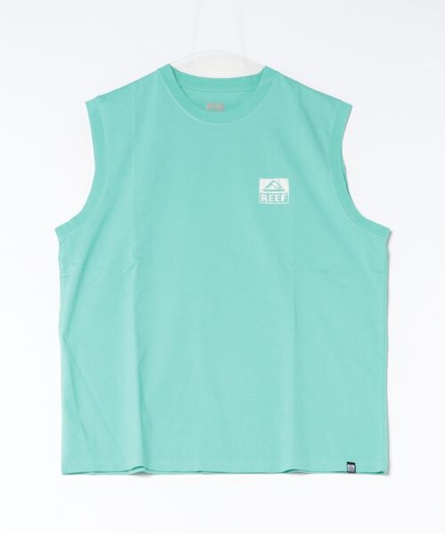 REEF(リーフ)の「REEF BOX LOGO TANK タンクトップ 【2026年春夏モデル】(タンクトップ・メンズ・ブラック/ホワイト/ミント/ピンク・LARGE/SMALL/MEDIUM/X-LARGE)」の3枚目の写真