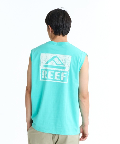 REEF(リーフ)の「REEF BOX LOGO TANK タンクトップ 【2026年春夏モデル】/リーフノースリーブタンクトップ(タンクトップ・メンズ・ブラック/ホワイト/ミント/ピンク・LARGE/SMALL/MEDIUM/X-LARGE)」の3枚目の写真