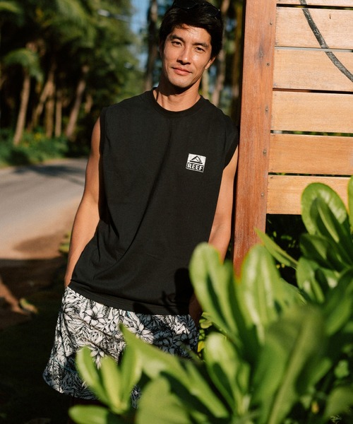 REEF(リーフ)の「REEF BOX LOGO TANK タンクトップ 【2026年春夏モデル】/リーフノースリーブタンクトップ(タンクトップ・メンズ・ブラック/ホワイト/ミント/ピンク・LARGE/SMALL/MEDIUM/X-LARGE)」の6枚目の写真