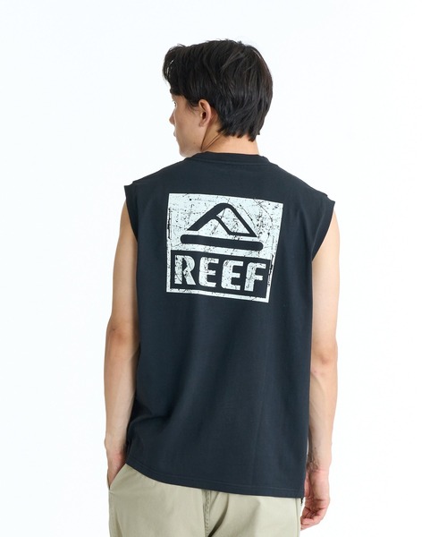 REEF(リーフ)の「REEF BOX LOGO TANK タンクトップ 【2026年春夏モデル】/リーフノースリーブタンクトップ(タンクトップ・メンズ・ブラック/ホワイト/ミント/ピンク・LARGE/SMALL/MEDIUM/X-LARGE)」の8枚目の写真