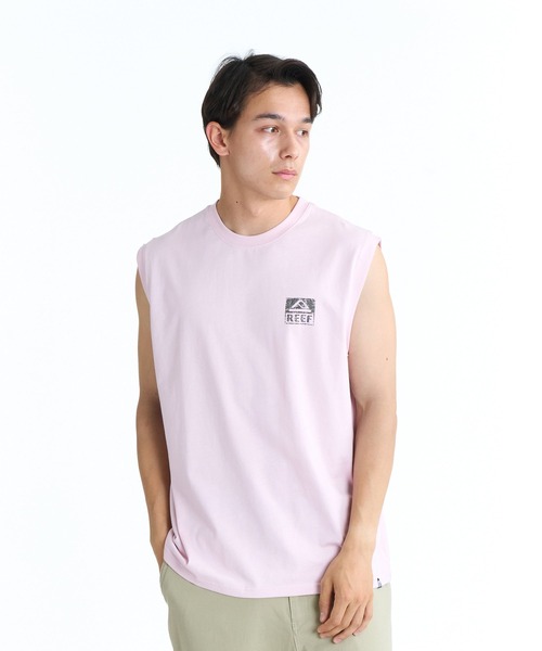REEF(リーフ)の「REEF BOX LOGO TANK タンクトップ 【2026年春夏モデル】/リーフノースリーブタンクトップ(タンクトップ・メンズ・ブラック/ホワイト/ミント/ピンク・LARGE/SMALL/MEDIUM/X-LARGE)」の10枚目の写真