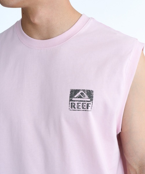 REEF(リーフ)の「REEF BOX LOGO TANK タンクトップ 【2026年春夏モデル】/リーフノースリーブタンクトップ(タンクトップ・メンズ・ブラック/ホワイト/ミント/ピンク・LARGE/SMALL/MEDIUM/X-LARGE)」の11枚目の写真