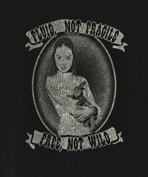 TYPESERVICE（タイプサービス）の「Washed Not Fragile Top [Black]（Tシャツ/カットソー・レディース・その他・FREE）」の5枚目の写真