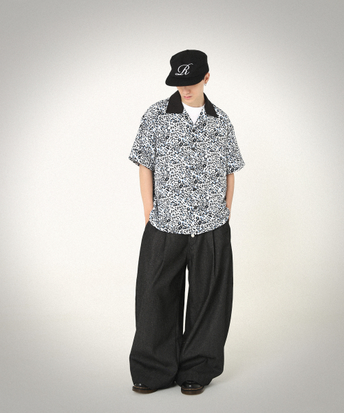 ROCKPSYCHO（ロックサイコ）の「レオパードボウリング半袖シャツ（シャツ/ブラウス・メンズ・ブラック・MEDIUM/LARGE/X-LARGE）」の6枚目の写真
