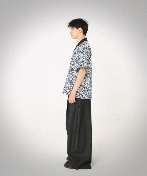 ROCKPSYCHO（ロックサイコ）の「レオパードボウリング半袖シャツ（シャツ/ブラウス・メンズ・ブラック・MEDIUM/LARGE/X-LARGE）」の7枚目の写真