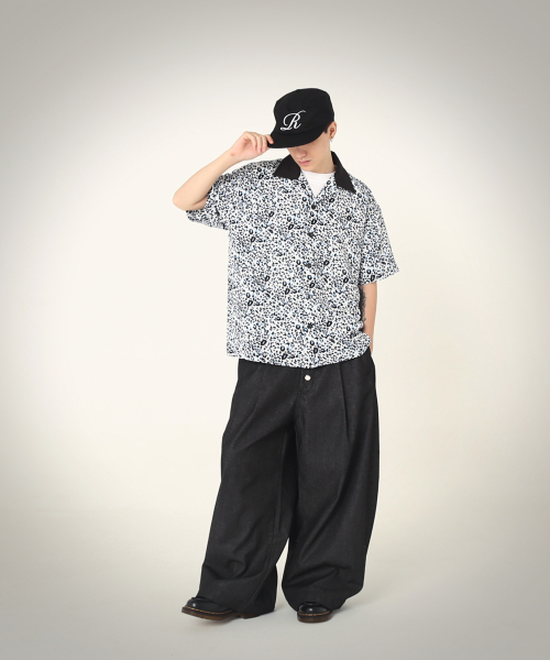 ROCKPSYCHO（ロックサイコ）の「レオパードボウリング半袖シャツ（シャツ/ブラウス・メンズ・ブラック・MEDIUM/LARGE/X-LARGE）」の8枚目の写真