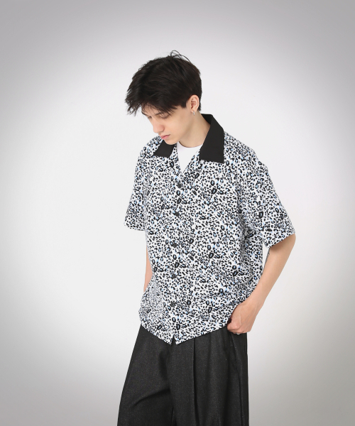 ROCKPSYCHO（ロックサイコ）の「レオパードボウリング半袖シャツ（シャツ/ブラウス・メンズ・ブラック・MEDIUM/LARGE/X-LARGE）」の11枚目の写真