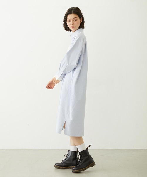 MILKFED.(ミルクフェド)の「STRIPED LACE DRESS(ワンピース・レディース・グレー/レッド/ライトブルー・ONE SIZE)」の13枚目の写真